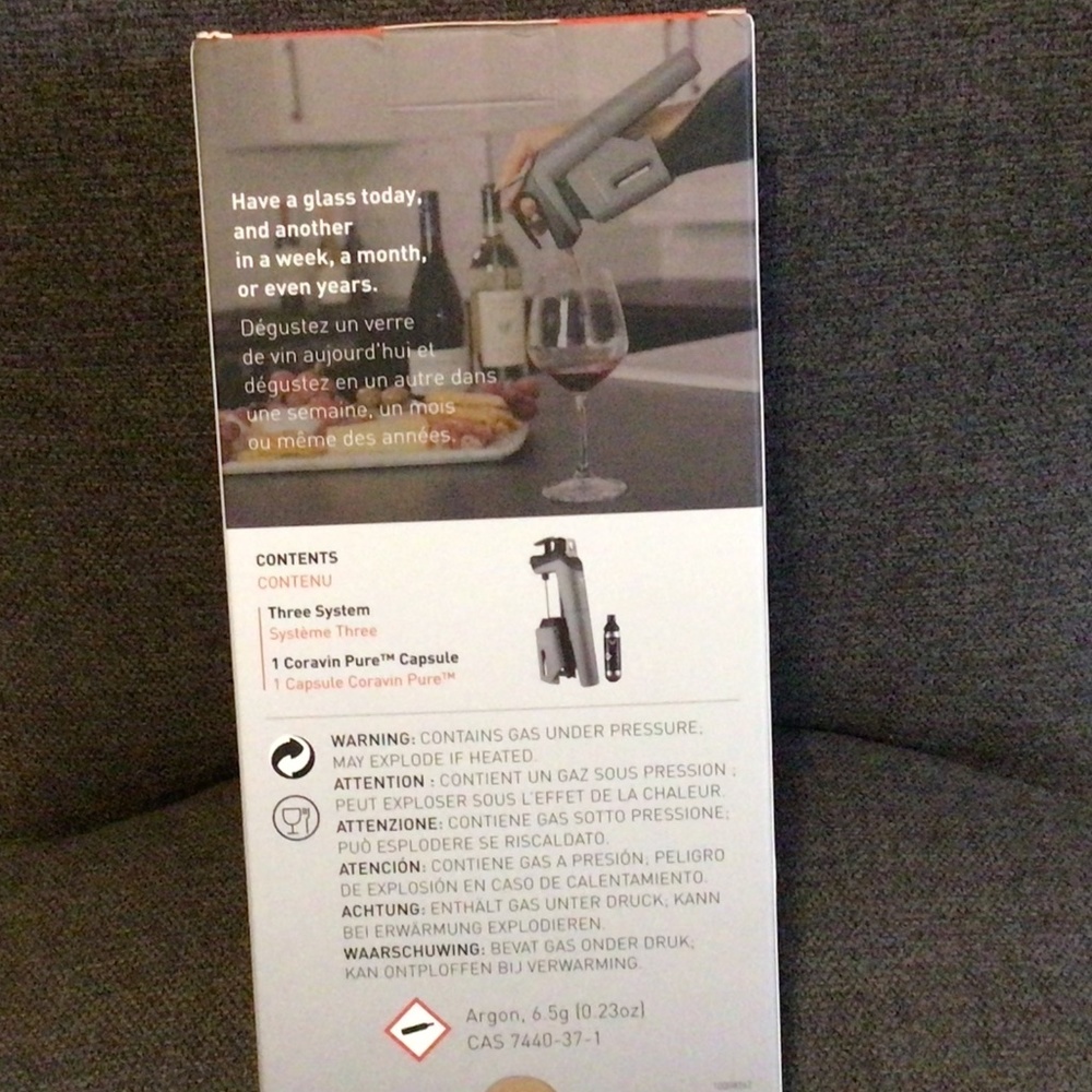 NEW Wine Preservation System - Corivan Three SL